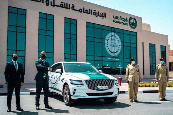 اولین ماشین برقی سوپراسپرت پلیس دبی
