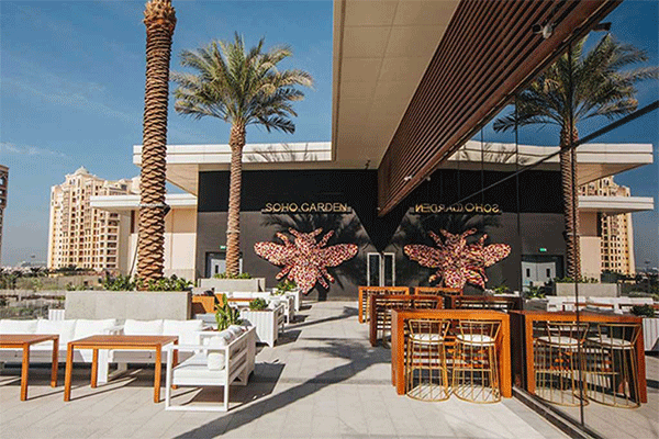 کلاب سوهوگاردن در پالم جمیرا دبی Soho Garden Club
