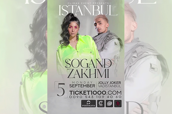 کنسرت سوگند و زخمی استانبول Sogand & Zakhmi Live in Istanbul