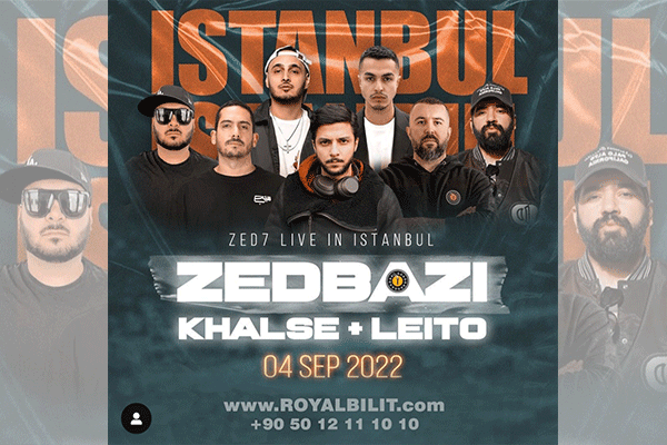 کنسرت زد بازی استانبول Zedbazi Concert Istanbul