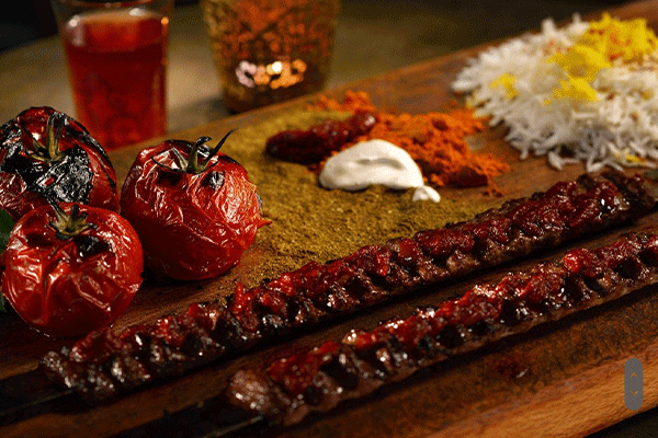 غذای ایرانی رضا کوبیده Persian food Reza Kobideh