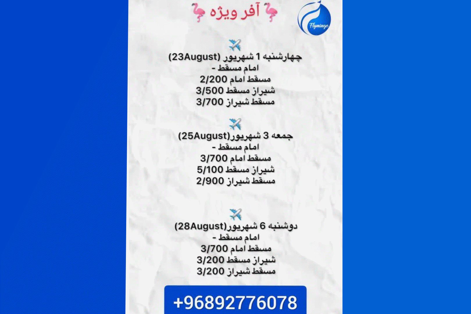 شرکت هواپیمایی فلایمینگو Flymingo
