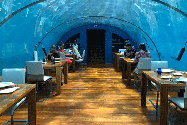 رستوران زیردریایی ایتها Ithaa Undersea Restaurant