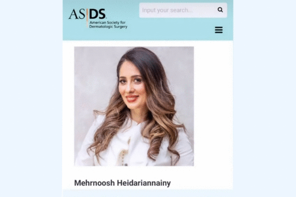متخصص پوست مو و زیبایی دکتر مهرنوش حیدریان